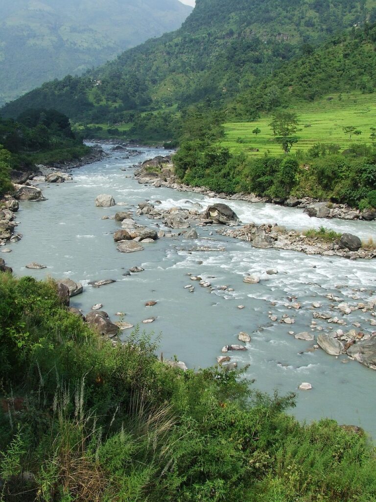 nepal, annapurna, trekking, river stream, water flow, rocks, mountains, green, fields, nature, nepal, nepal, nepal, nepal, nepal, annapurna, annapurna, annapurna, nature